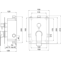 Ferro Algeo Square BAQ7P2BOX Image #2