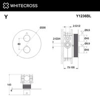 Whitecross Y Y1236BL (черный матовый) Image #3