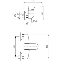 Slezak RAV Юкон YU180.5CB (белый/хром) Image #2