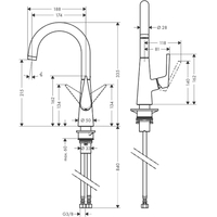 Hansgrohe Talis S 220 72814000 Image #3