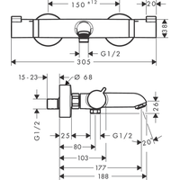 Hansgrohe Ecostat 13114700 (белый) Image #2