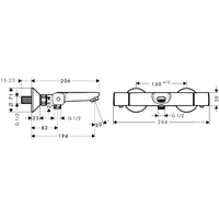 Hansgrohe Ecostat Universal 13123000 Image #2