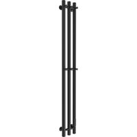 Маргроид Ferrum Inaro СНШ 150x6x12 6 крючков, Черный матовый, скрытого монтажа, таймер справа Image #1