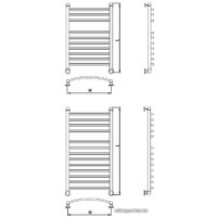 Luxon K 100x50 (нижнее подключение) Image #3