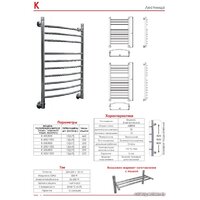 Luxon K 100x50 (нижнее подключение) Image #2