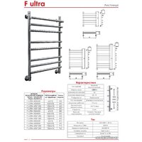 Luxon F ultra T500 80x50 (боковое подключение, справа) Image #2