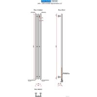 Ростела Мини 1/2" 3 перекладины 150 см (черный) Image #3