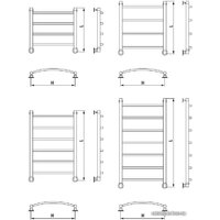 Luxon FR 80x50 (нижнее подключение) Image #2