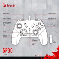 A4Tech Bloody GP30 (черный/красный) Image #9