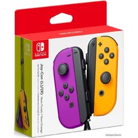 Nintendo Joy-Con (неоновый фиолетовый/неоновый оранжевый) Image #2