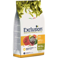Exclusion Monoprotein Beef Noble Grain для средних пород NGABM12 (12 кг)