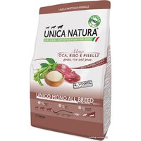 Unica Natura Unico Mono All Breed с гусем, рисом и горохом 12 кг Image #1