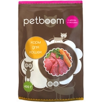 PetBoom Для взрослых кошек с мясом и овощами 0.4 кг