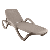 Ellastik Plast Capri Плетеный 195x73x41 (серый)