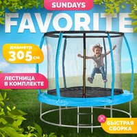 Sundays Favorite Premium 10FT (голубой, с сеткой, с лестницей)