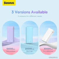 Baseus Airpow Fast Charge Power Bank 20W 10000mAh (голубой) Image #16