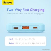 Baseus Airpow Fast Charge Power Bank 20W 10000mAh (голубой) Image #18