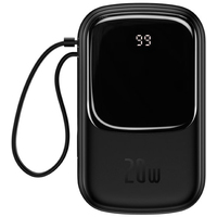 Baseus Qpow Pro Digital Display Fast Charge 10000mAh 20W (черный) Image #1