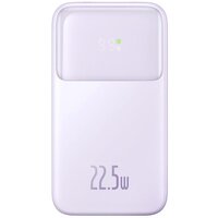 Baseus Comet Series Dual-Cable Digital Display Fast Charge Power Bank 22.5W 20000mAh (сиреневый)