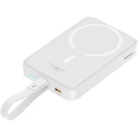 Baseus Magnetic Mini Wireless Fast Charge 20W 10000mAh (белый)