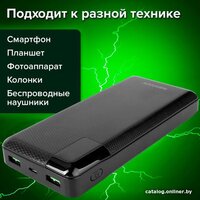 Sonnen Powerbank Q60P 20000mAh (черный) Image #14
