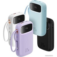 Baseus Qpow2 Dual-Cable Digital Display Fast Charge Power Bank 22.5W 10000mAh (голубой) Image #9