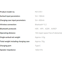 Xiaomi Redmi Buds 4 M2137E1 (нежно-голубой, международная версия) Image #3