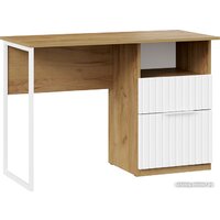 Трия Хилтон тип 1 (дуб крафт золотой/белый матовый) Image #1
