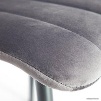 Стул TetChair Dublin 7066 (серый вельвет/антрацит) - Изображение №5 — Chaika Market