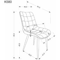 Halmar K580 (черный) Image #2