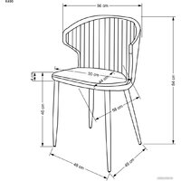 Halmar K496 (темно-бежевый/черный) Image #11