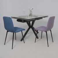 AksHome AV 406-N (сливовый бархат Confetti plum/черный) Image #17