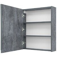 Doratiz Шкаф с зеркалом Крит 60 L 2711.168 (серый) Image #3