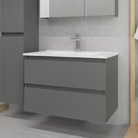 Lauter Тумба под умывальник Mia 80 (графит) Image #7