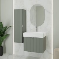 Lauter Тумба под умывальник Melisa 60 (серо-зеленый п/мат) Image #7
