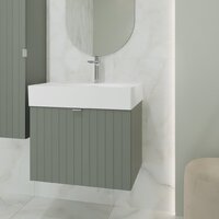Lauter Тумба под умывальник Melisa 60 (серо-зеленый п/мат) Image #4