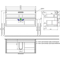 IDDIS Тумба под умывальник Brick 100 BRI80W0i95 Image #12