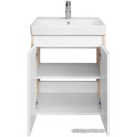 Акватон Тумба с умывальником Сканди Doors 55 1A2788K0SDB20 (белый/дуб верона) Image #4