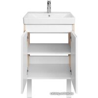 Акватон Тумба с умывальником Сканди Doors 55 1A2788K0SDB20 (белый/дуб верона) Image #2