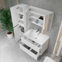 Lauter Тумба под умывальник Mia 80 (белый глянец) Image #13