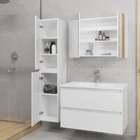 Lauter Тумба под умывальник Mia 80 (белый глянец) Image #6