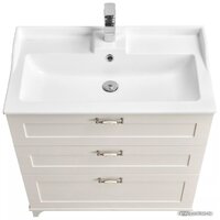 Акватон Тумба Леон 80Н 1A1863K0LBPS0 с умывальником Фабиа 800 (белый) Image #2