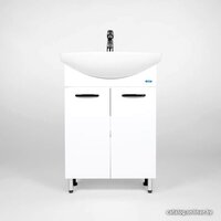 Viant Тумба Милан с умывальником Балтика 60 VMIL60BA-T2ST + WH110246 Image #3