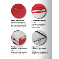 Style Line Тумба под умывальник Жасмин 90 3 ящика (для классической раковины) Image #6
