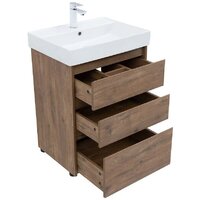 Aquanet Тумба с умывальником Nova Lite 60 307074 (дуб рустикальный) Image #9