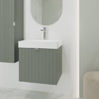 Lauter Тумба под умывальник Melisa 50 (серо-зеленый п/мат) Image #4
