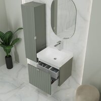 Lauter Тумба под умывальник Melisa 50 (серо-зеленый п/мат) Image #9