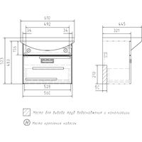 Volna Тумба под умывальник Joli 60.1Y Image #7