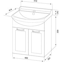 IDDIS Тумба под умывальник Kantri 50 TOR40WRi95K Image #5