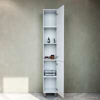 AM.PM Шкаф-пенал для ванной Gem M90CSR0306WG Image #2